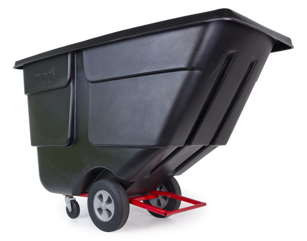 ESD RCP1314BLA Rubbermaid Tilt Truck - 1 Cubic Yard, Black - 850 lb Capacity (1 Count)