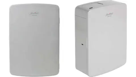 JB Sanitary Napkin Dispensers Light Grey MPV10A 11.5" x 5.51" x 16.6" (1 Unit)
