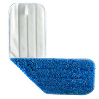 TAG MMS-18ZLBP Flat Mop Damp Pad 18" - Blue - Bulk Pack 100 / Case