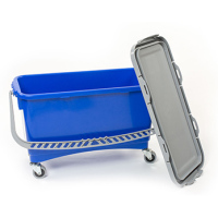 TAG FLTMP-BKT Charging Bucket 20L - Top Down - Blue Sealed Lid - w/ Casters (1 Count)