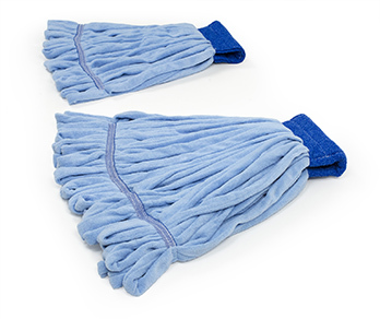 TAG MOP26-BL Tube Wet Loop Mop - Small - Blue - Blue Headband 12 / Case