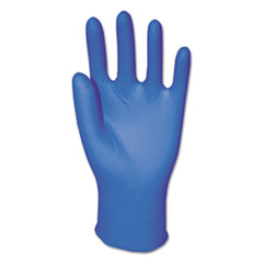 ESD BWK395MBXA Medium Disposable Nitrile Powder Free Blue 5mil Medical Grade Gloves 100 / box
